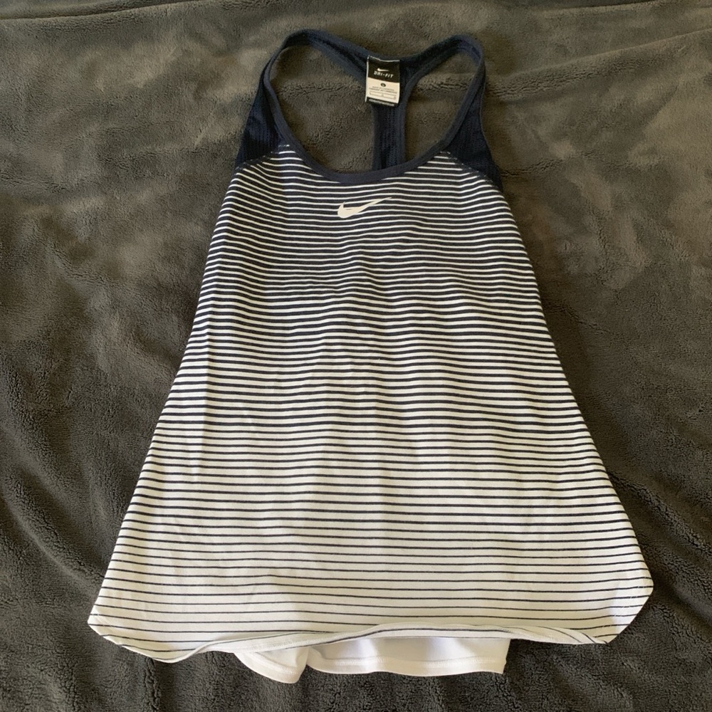 Nike Striped Racerback Tank Top